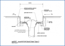 DrainRITE Deck Drain Type 3
